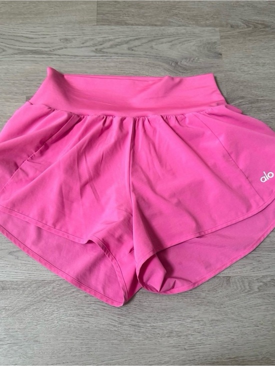 ALO Yoga Pants - ALO Yoga Gold Medal Paradise Pink Athletic Mini Shorts XS